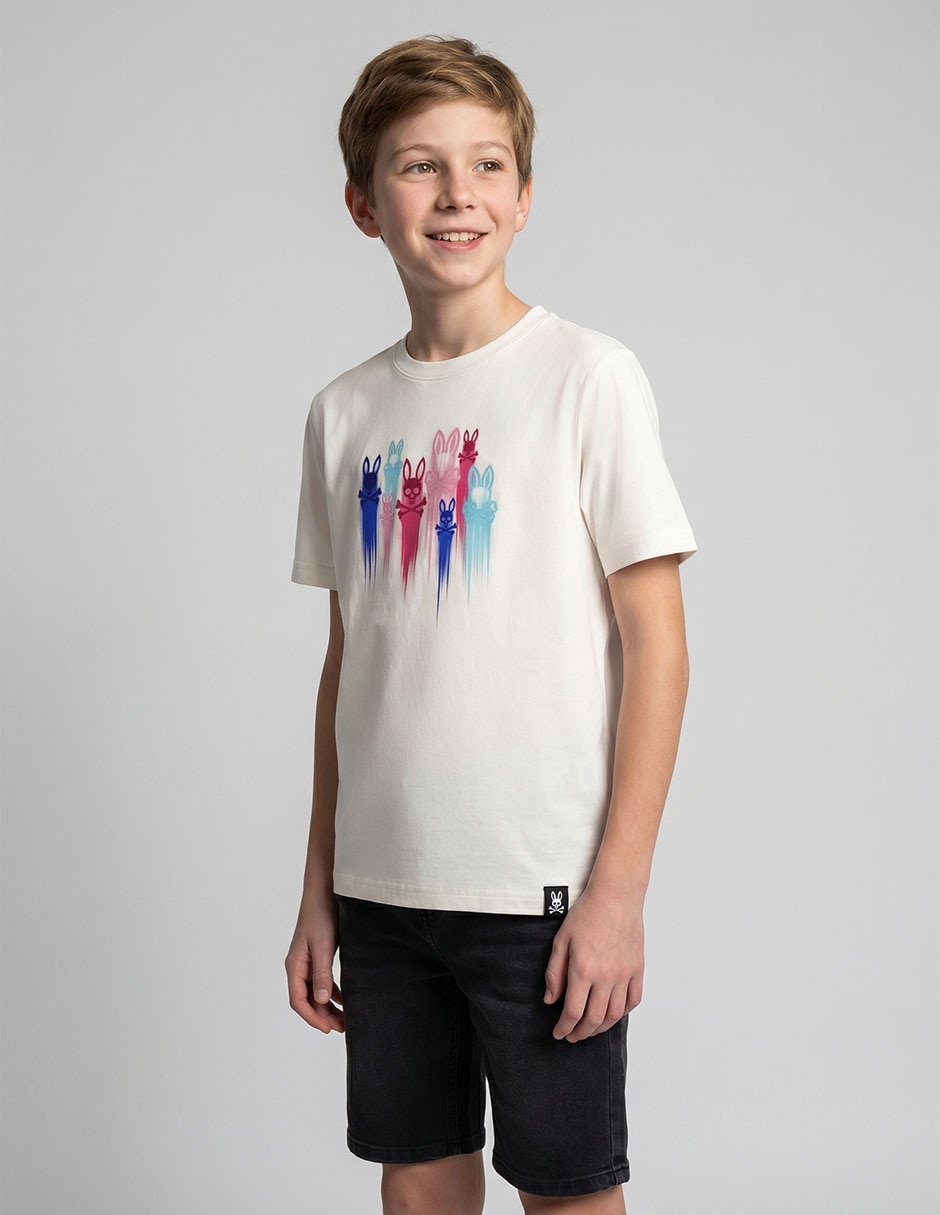Playera manga corta para niño