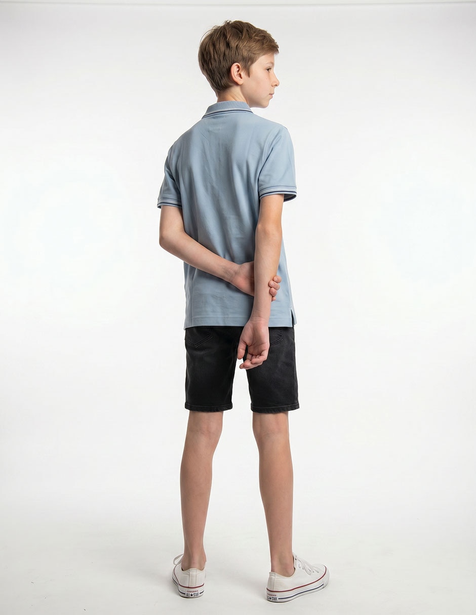 Playera tipo polo para niño 2