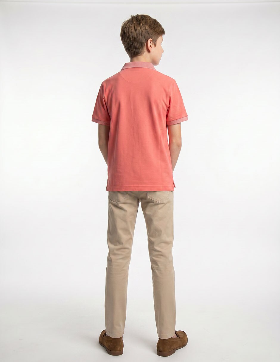 Playera tipo polo para niño 3