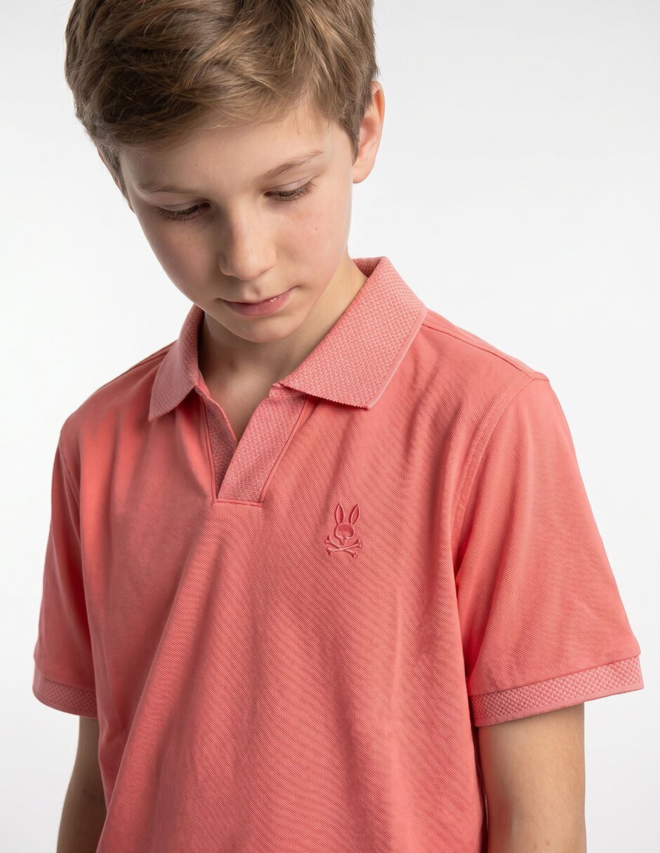 Playera tipo polo para niño 2