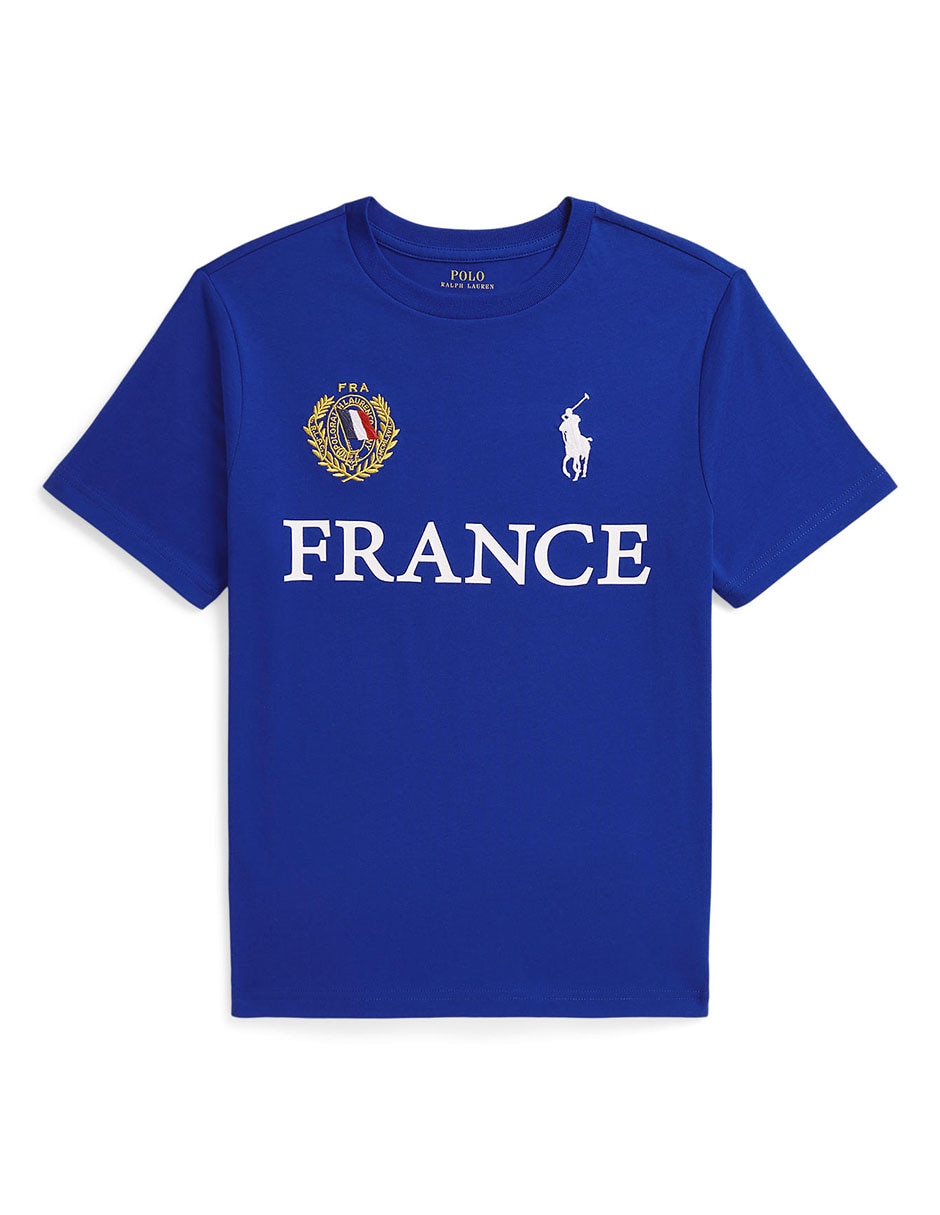 Playera manga regular para niño