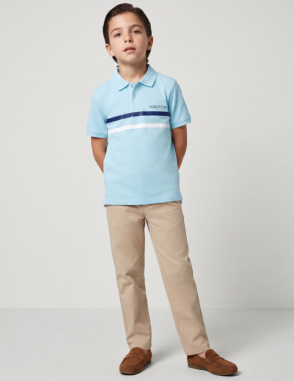 Playera Tipo Polo Para Niño
