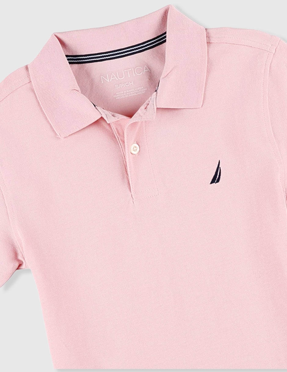 Playera tipo polo para niño 4