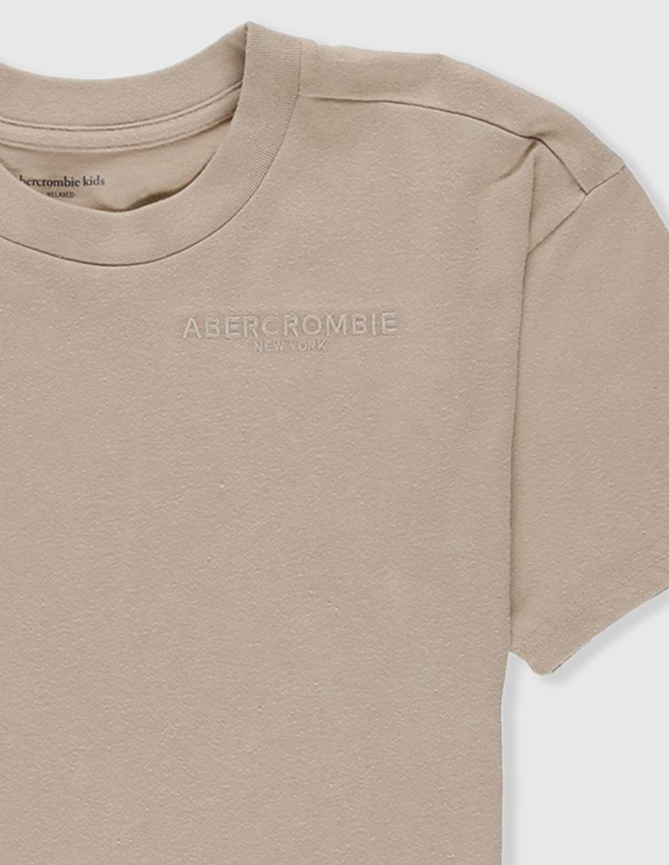 Playera manga regular para niño