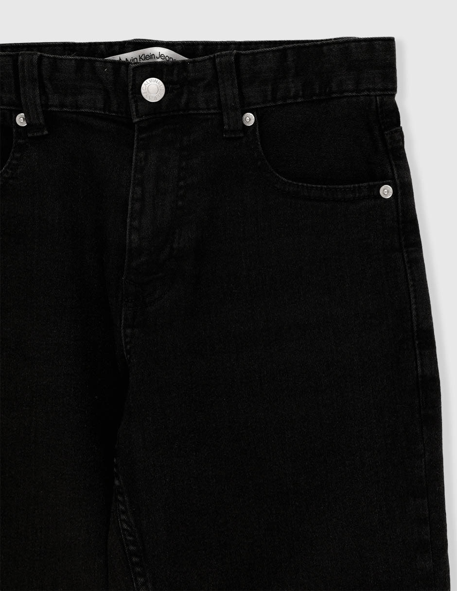 Jeans straight ckffc01f-002 para niño 4