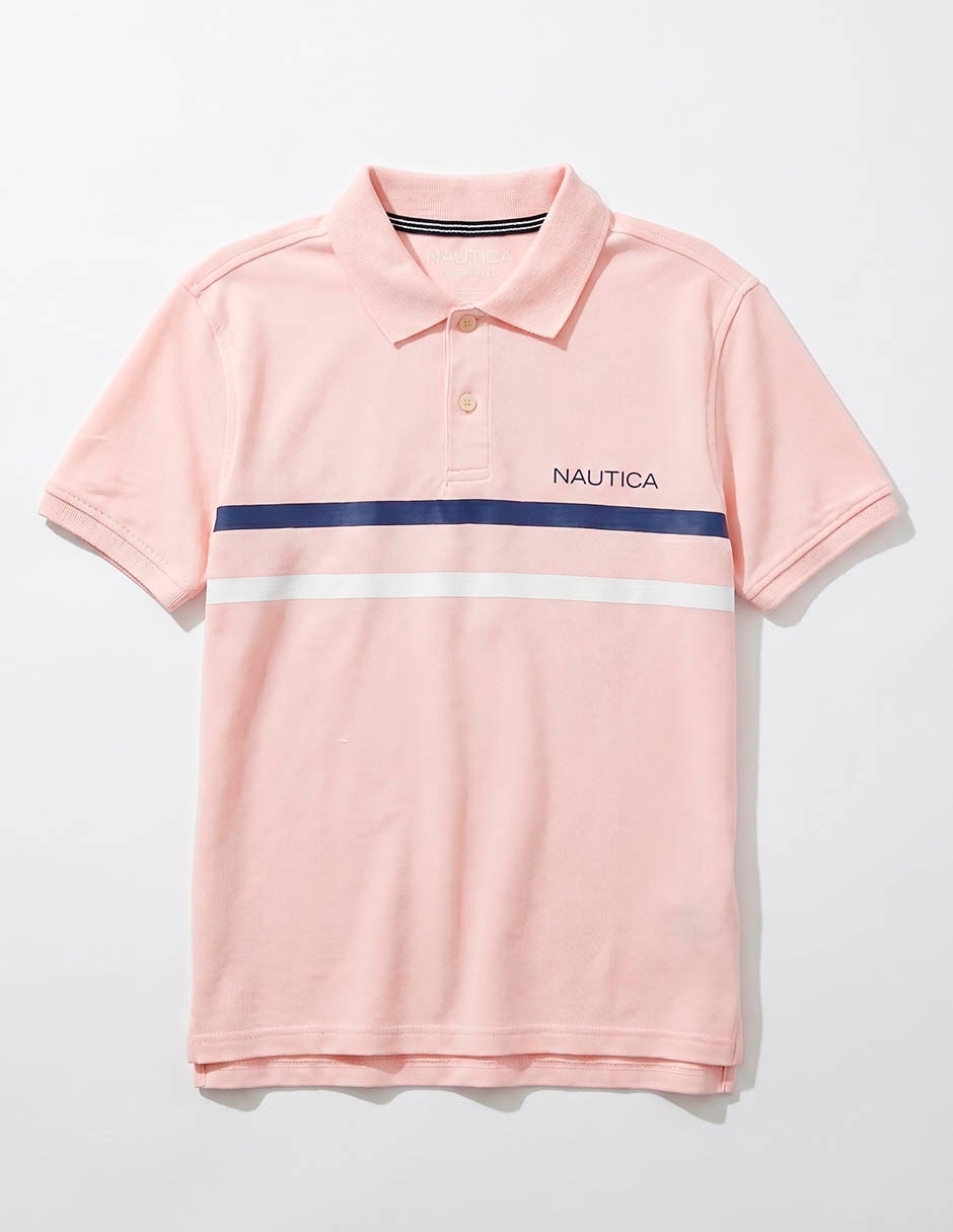 Playera tipo polo de algodón para niño 2