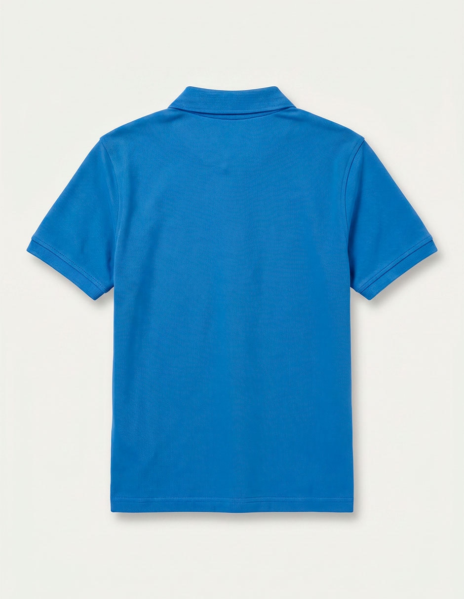 Playera tipo polo de algodón para niño 4