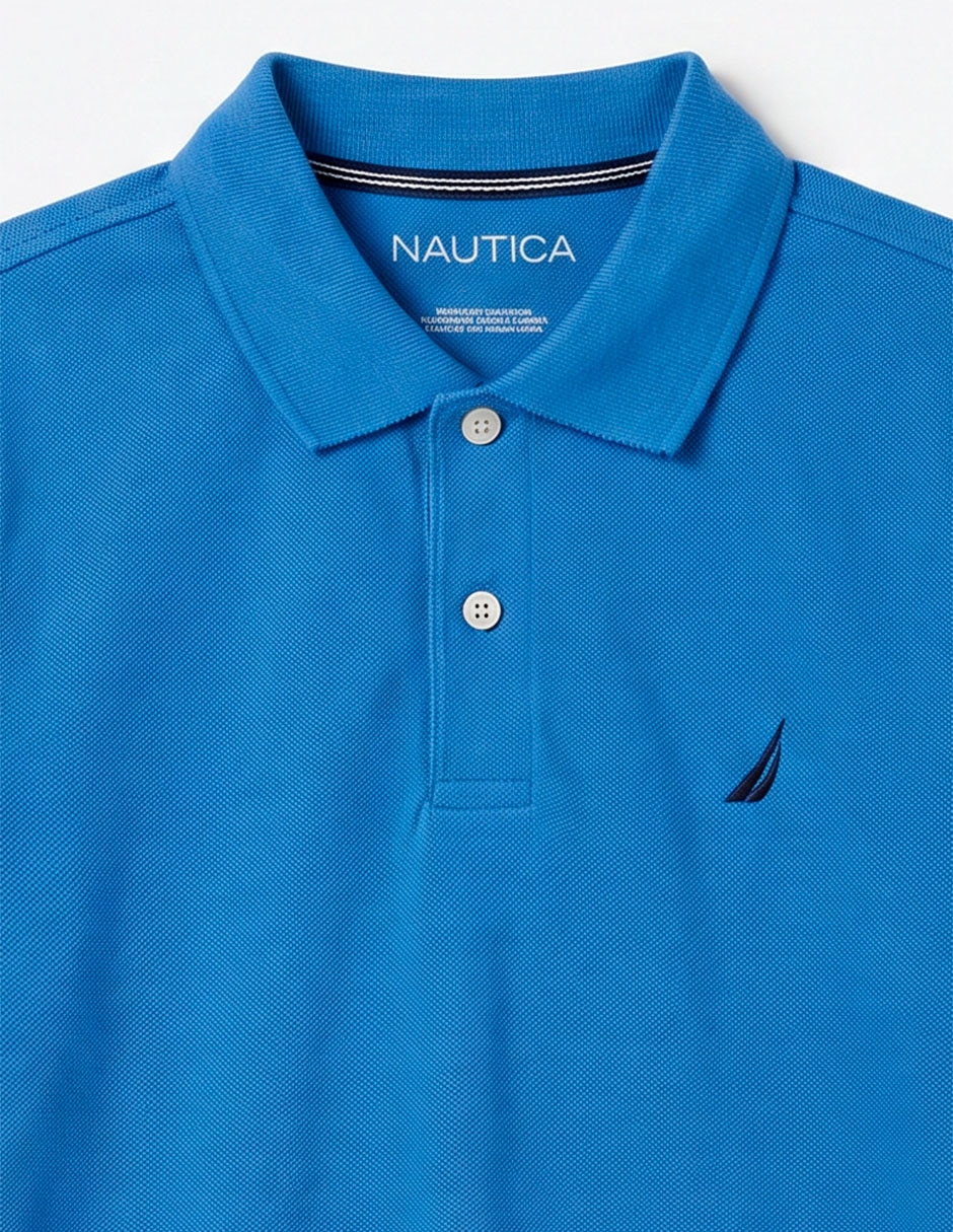 Playera tipo polo de algodón para niño 5