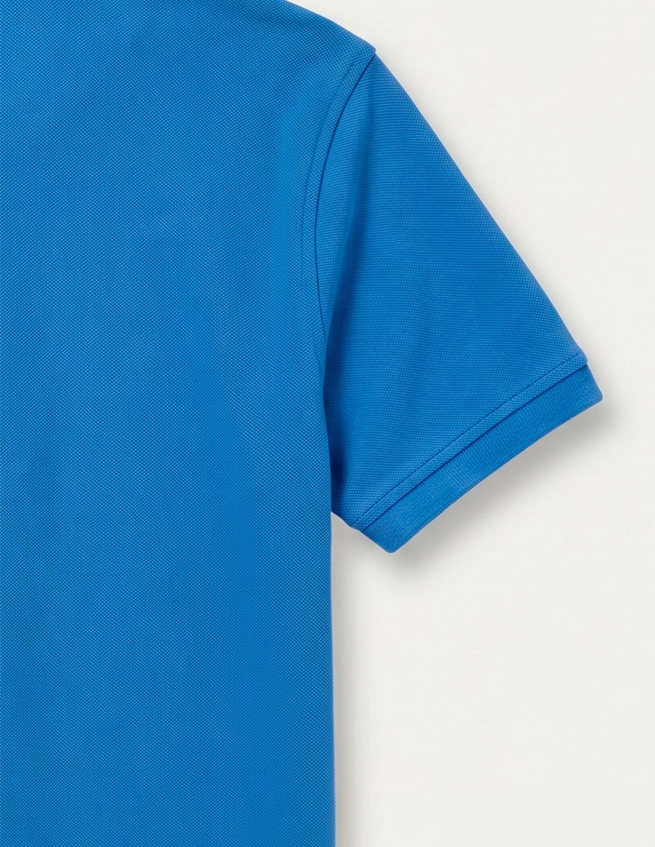 Playera tipo polo de algodón para niño 6