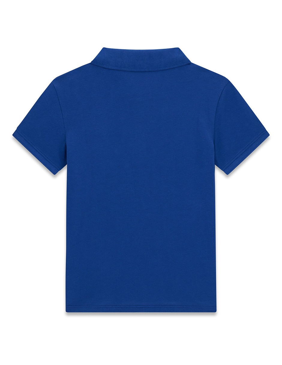 Playera tipo polo de algodón para niño 3