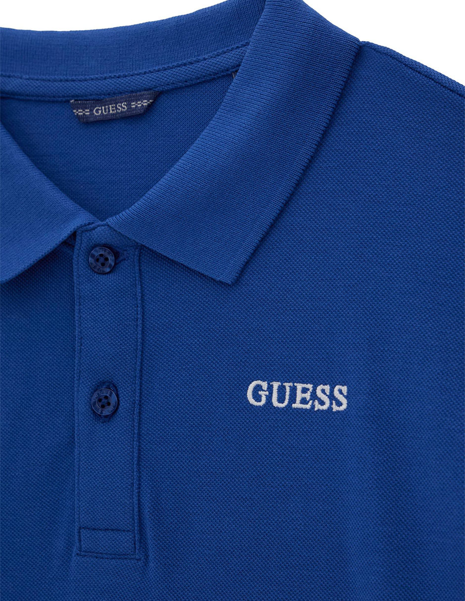 Playera tipo polo de algodón para niño 2