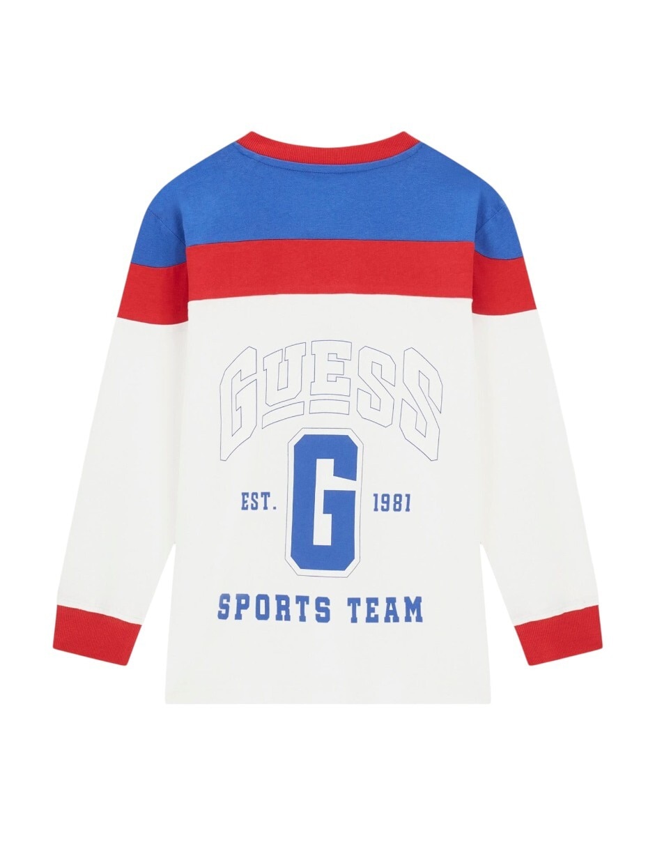 Playera Guess manga larga para niño
