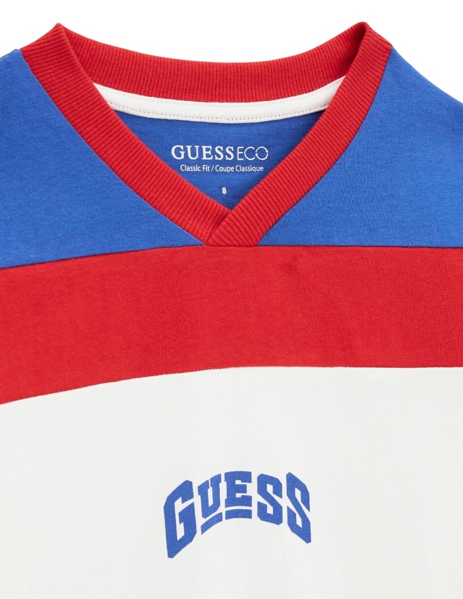 Playera Guess manga larga para niño