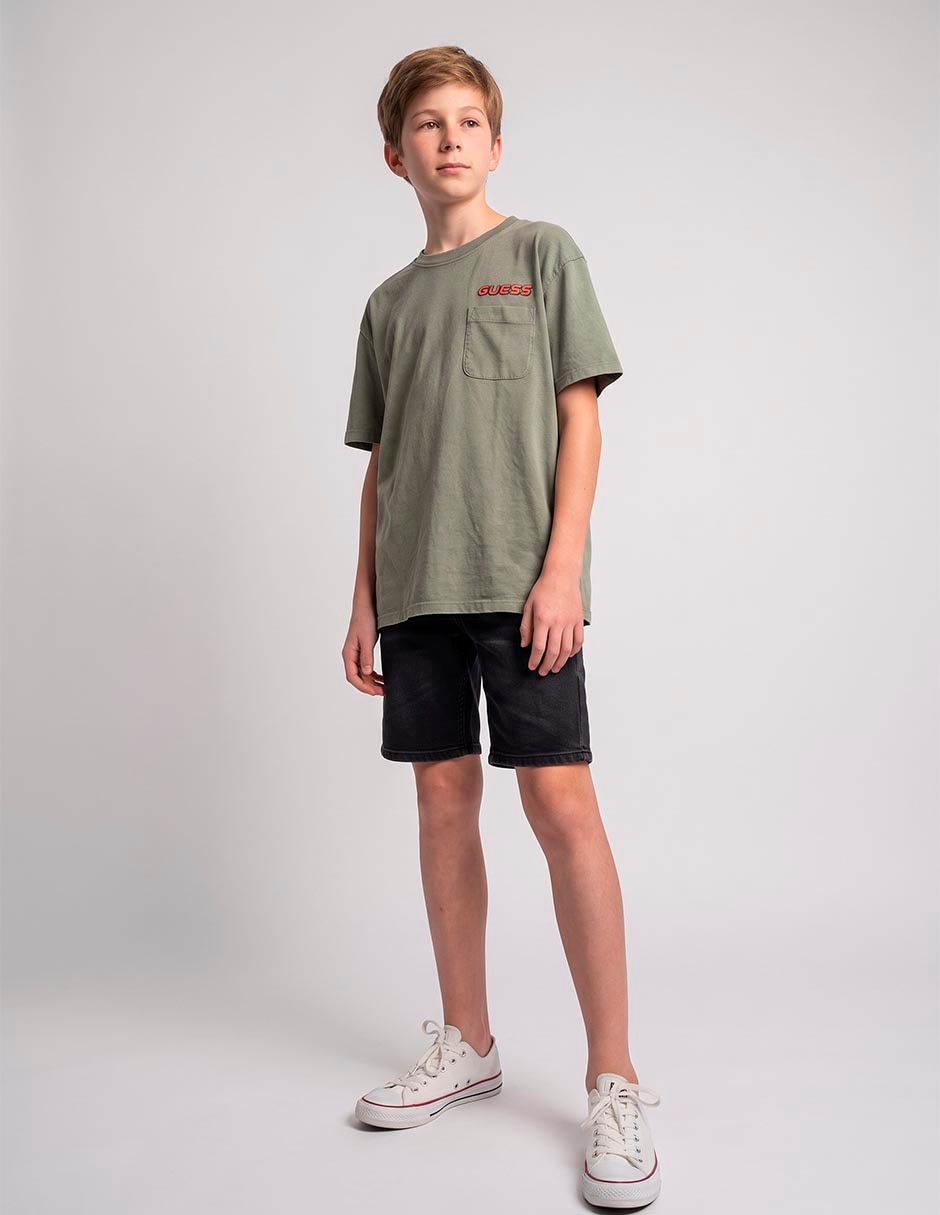 Playera manga corta para niño