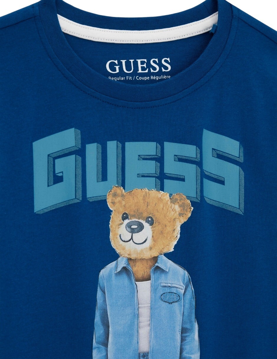 Playera Guess manga corta para niño