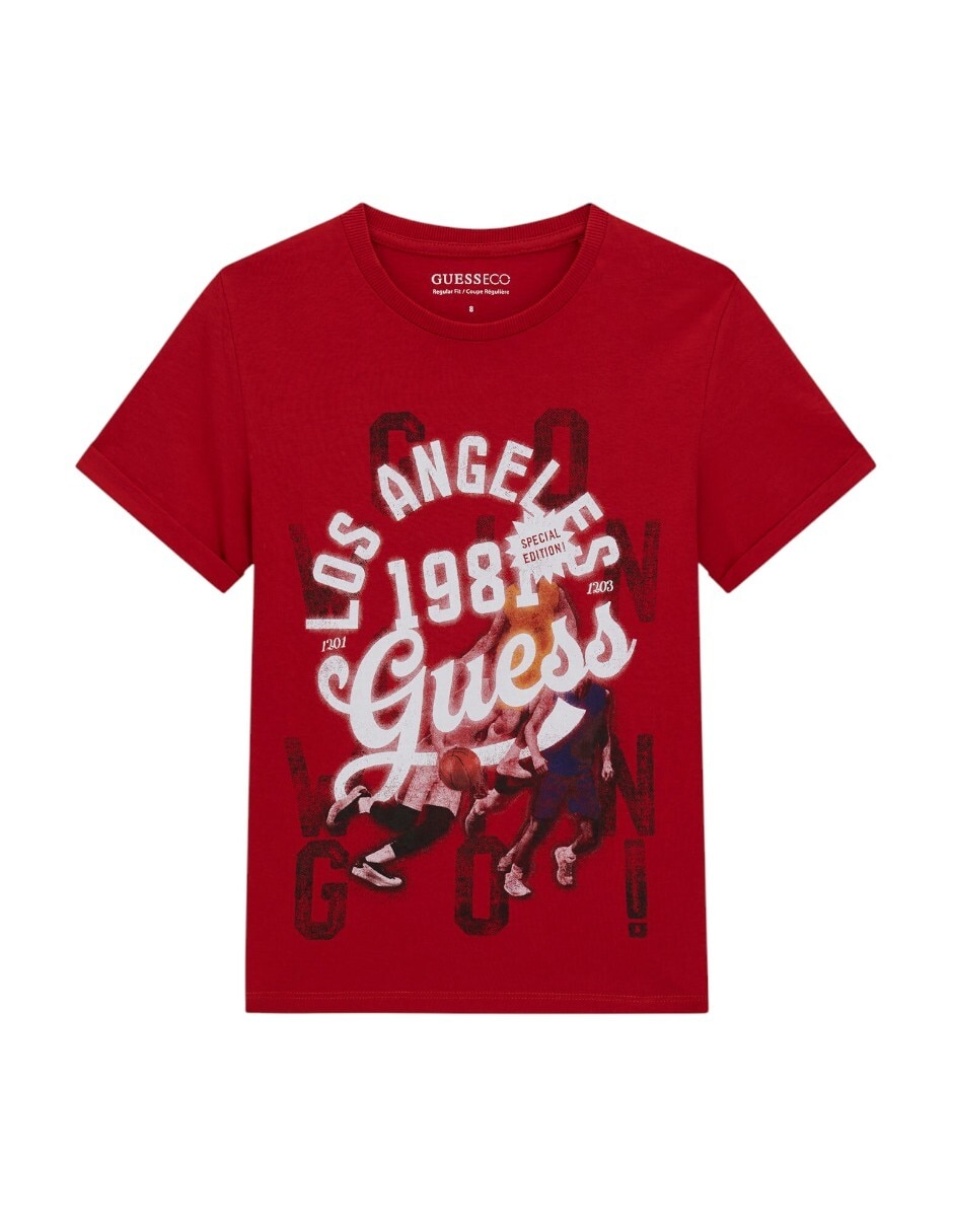 Playera manga corta para niño
