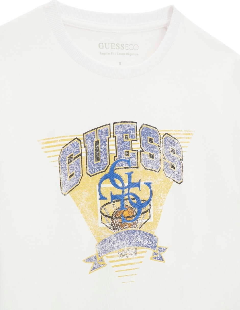 Playera Guess manga corta para niño