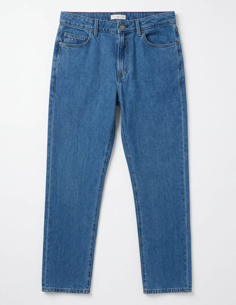 Jeans straight Hilfiger lavado medio para niño 3