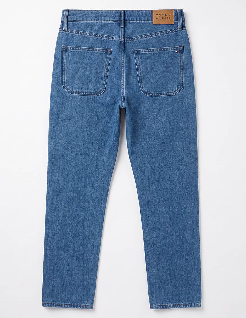 Jeans straight Hilfiger lavado medio para niño 4