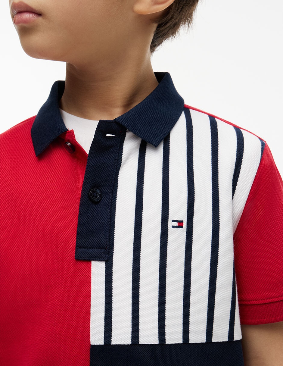 Playera tipo polo Summer 26 de algodón para niño 2