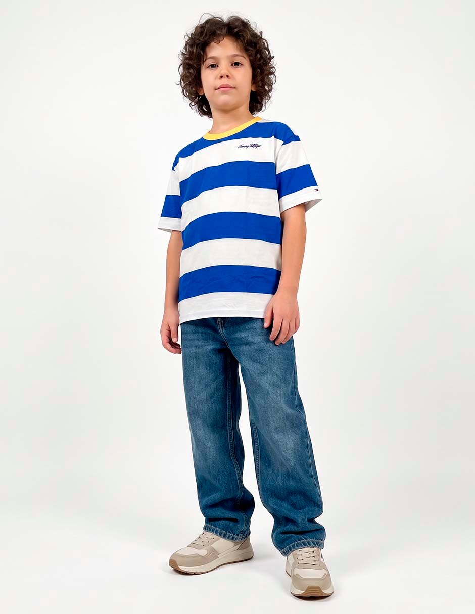 Playera manga corta para niño