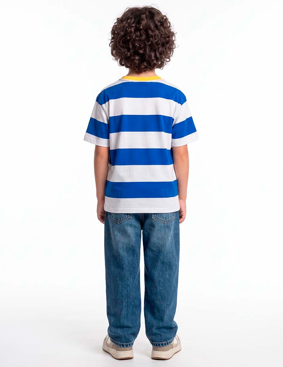 Playera manga corta para niño