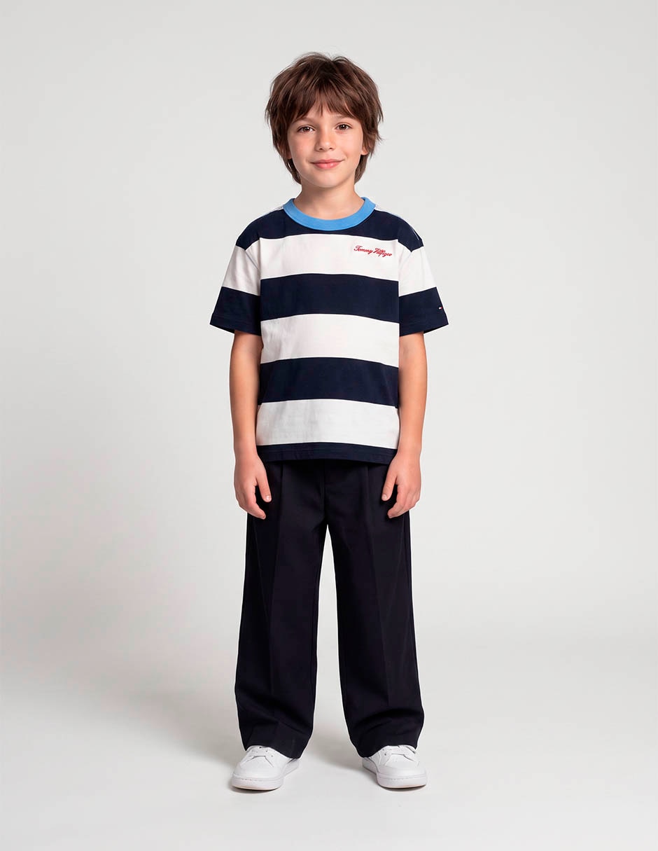 Playera manga corta para niño