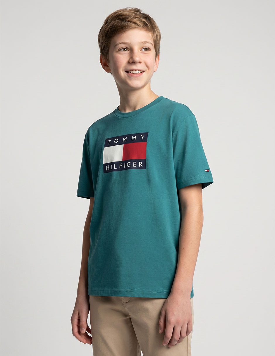 Playera manga corta para niño