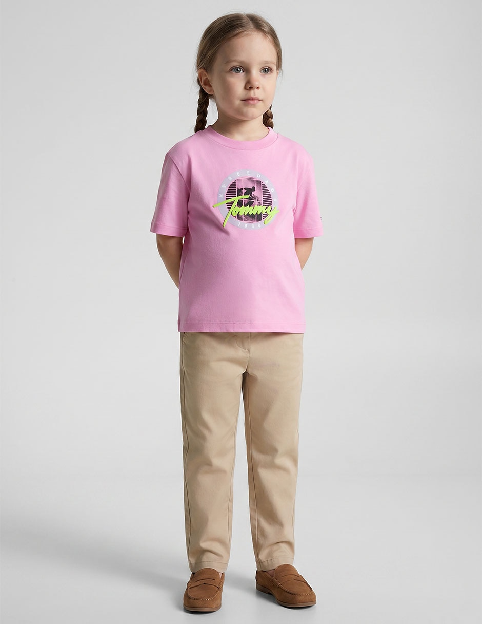 Playera hilfiger manga corta para niña Playera hilfiger manga corta para niña