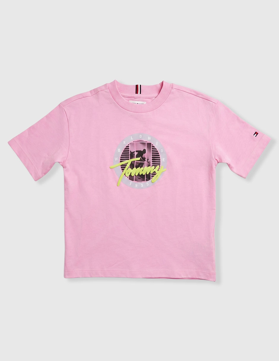 Playera hilfiger manga corta para niña 2