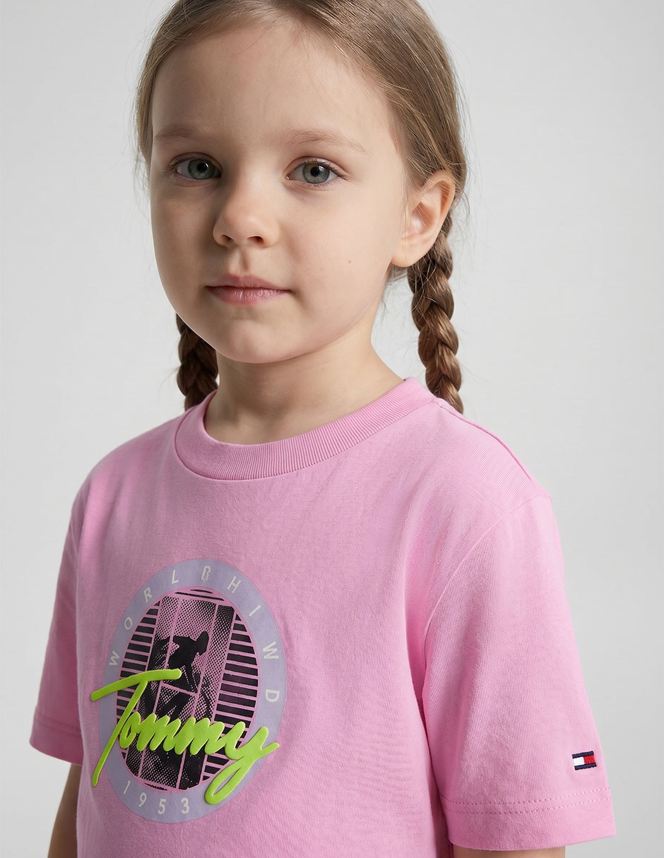 Playera hilfiger manga corta para niña 4