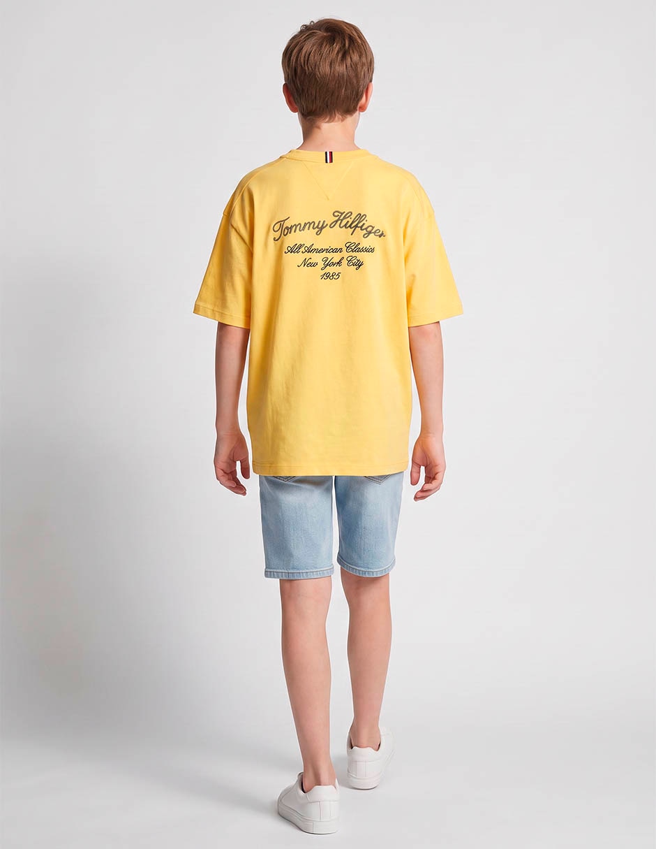 Playera Hilfiger manga al codo para niño 2