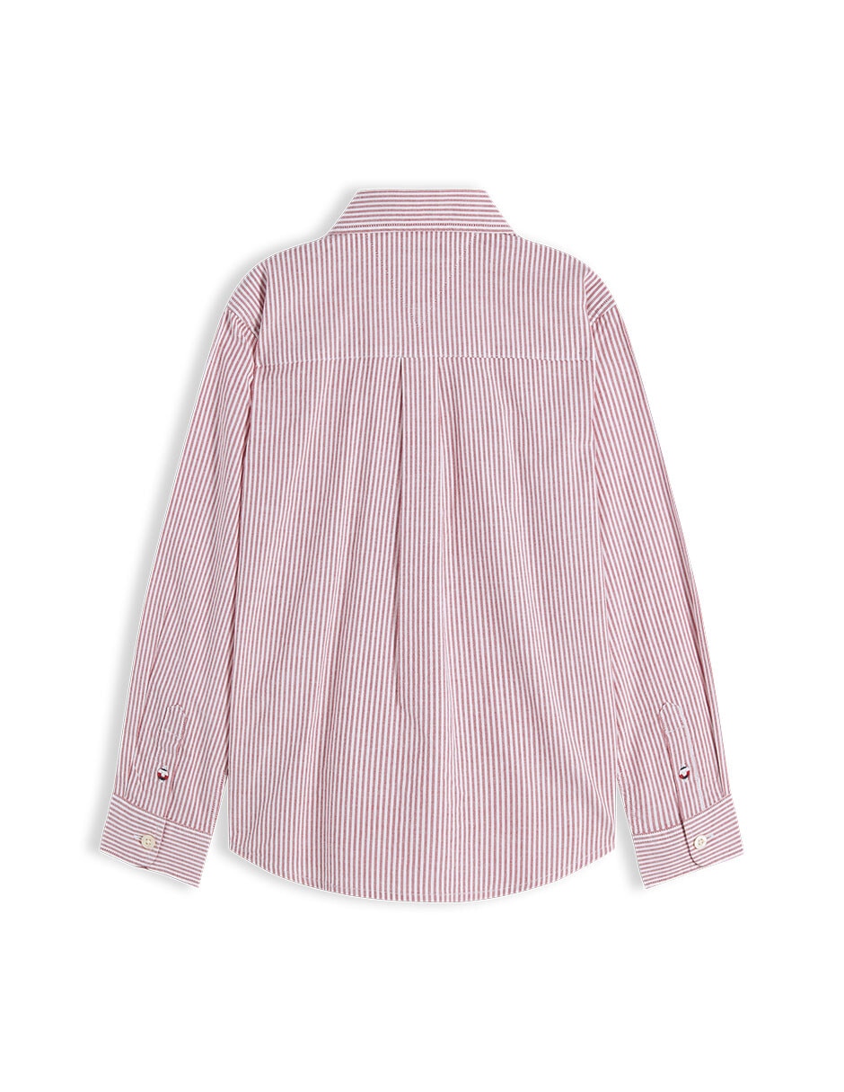 Camisa casual Tommy Hilfiger de algodón manga larga para niño