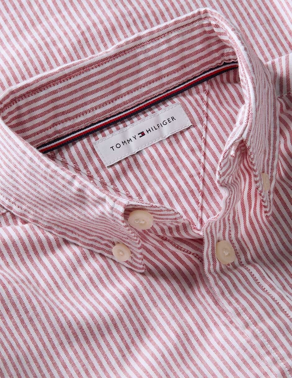 Camisa casual Tommy Hilfiger de algodón manga larga para niño