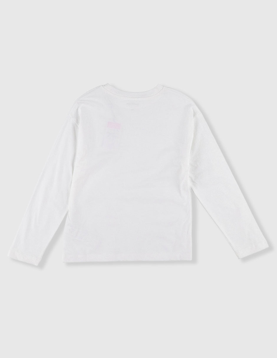 Playera Manga Larga Ck Niño Blanca Manga Larga Para Niño 3