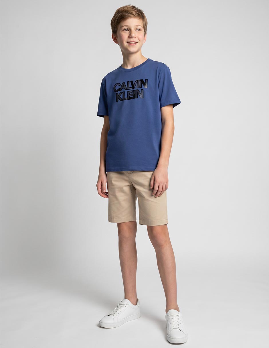 Playera manga corta para niño