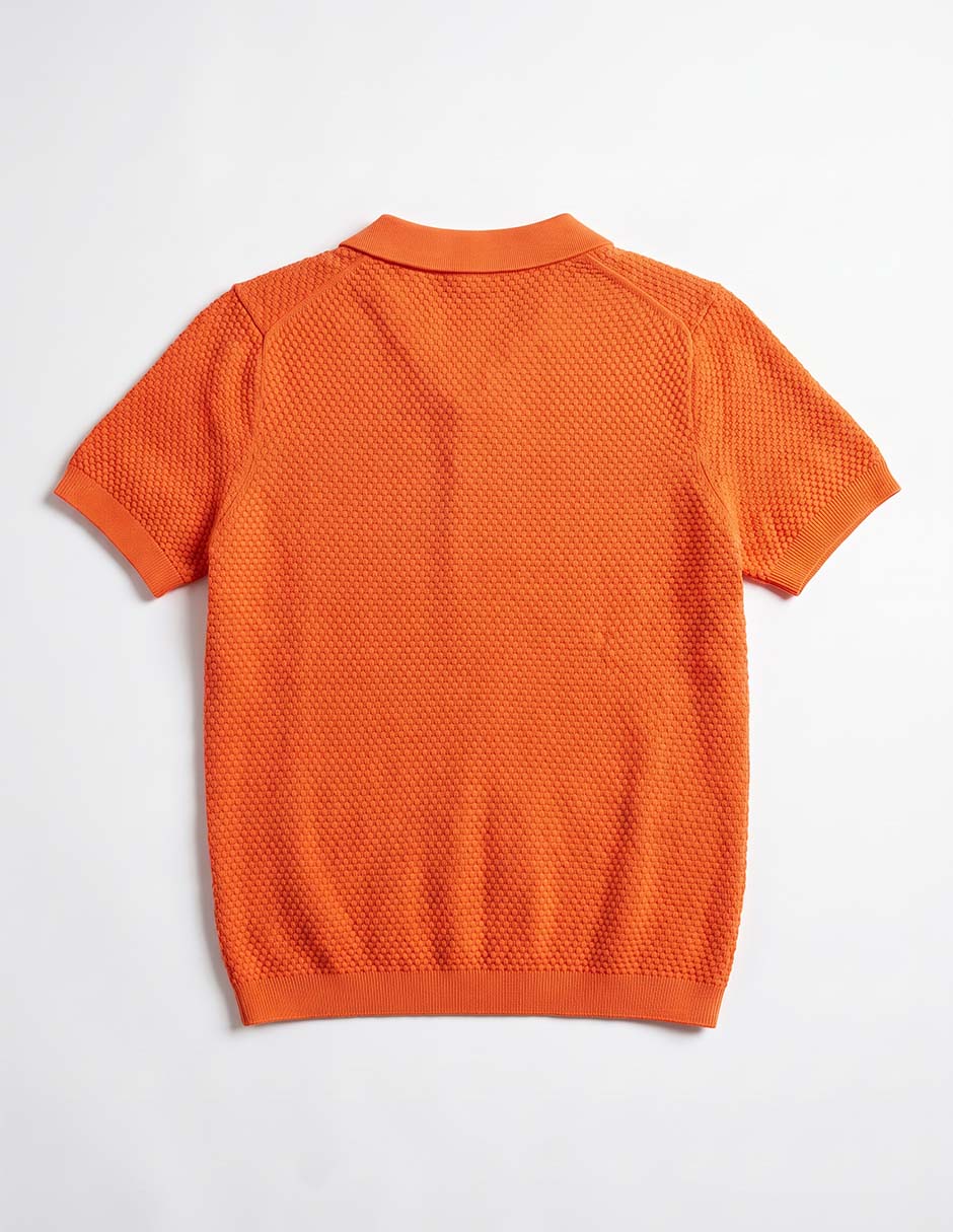 Playera tipo polo psycho bunny de algodón para niño