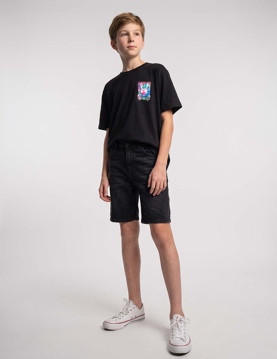 Playera manga corta para niño