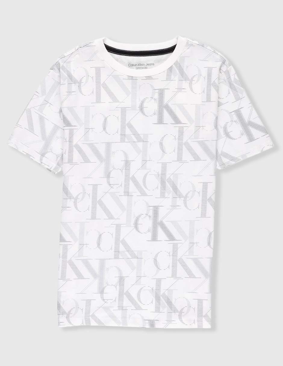 Playera manga corta cuello redondo Calvin Klein para niño 2