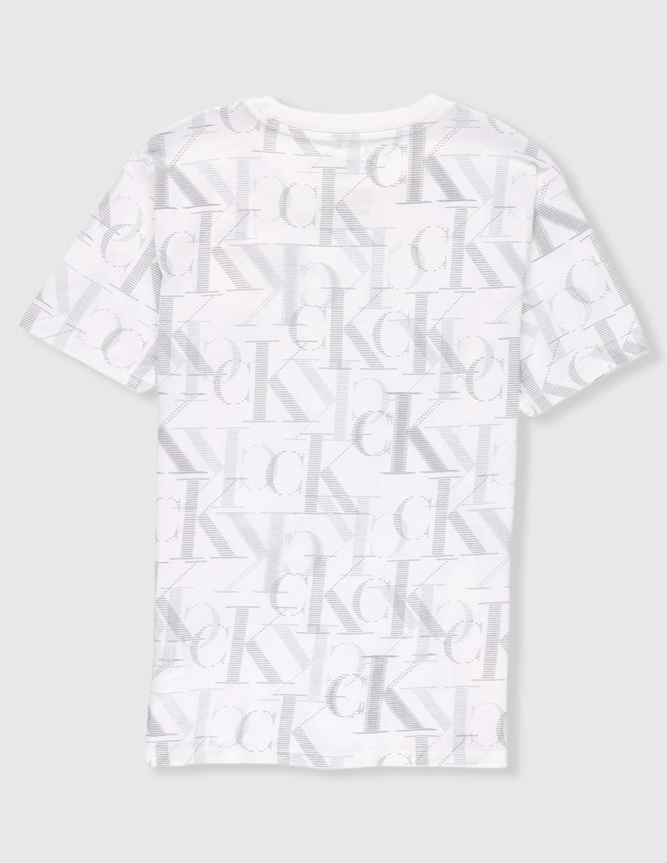 Playera manga corta cuello redondo Calvin Klein para niño 3