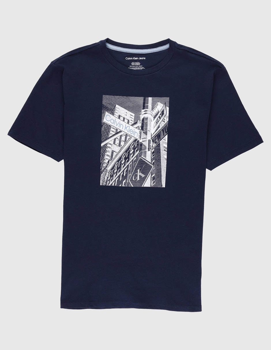No aplica Playera azul CK niño manga Corta para Niño 2