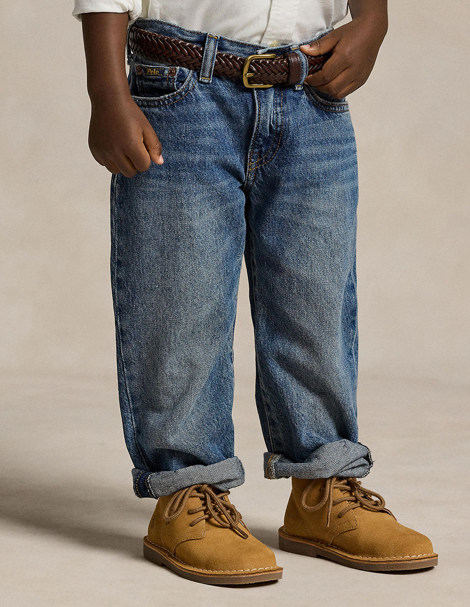 Jeans straight deslavado para niño 2