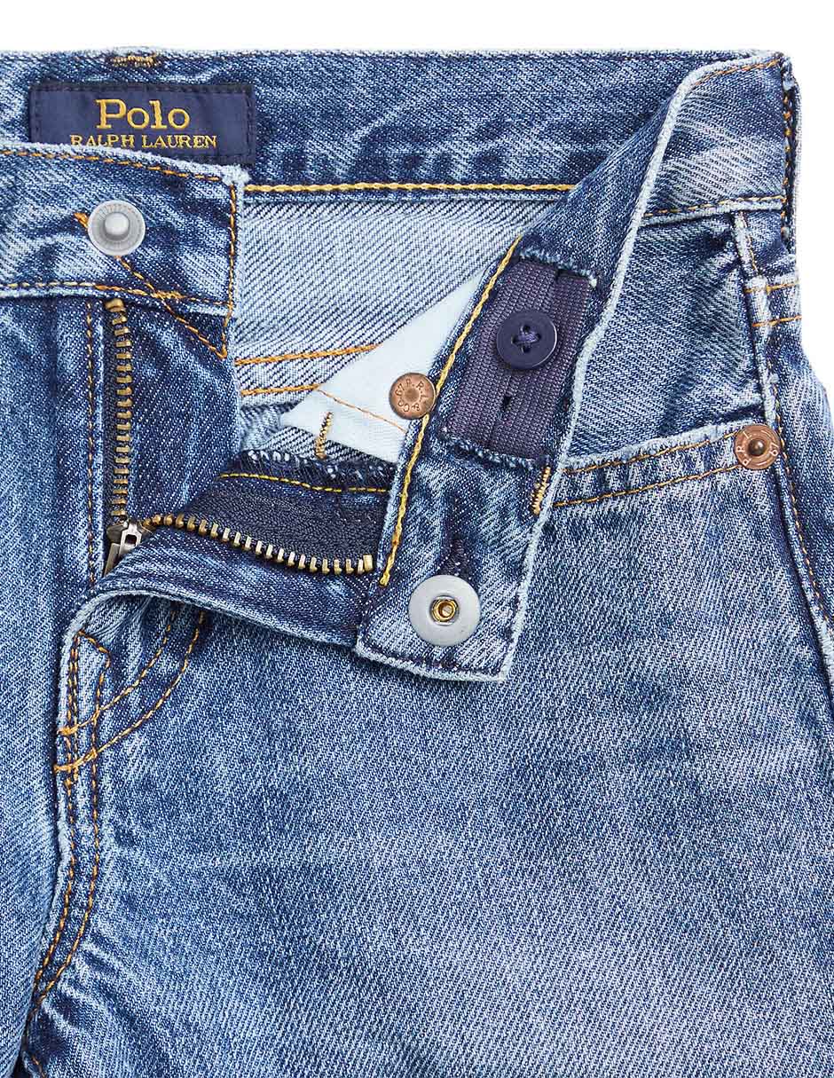 Jeans straight deslavado para niño 6