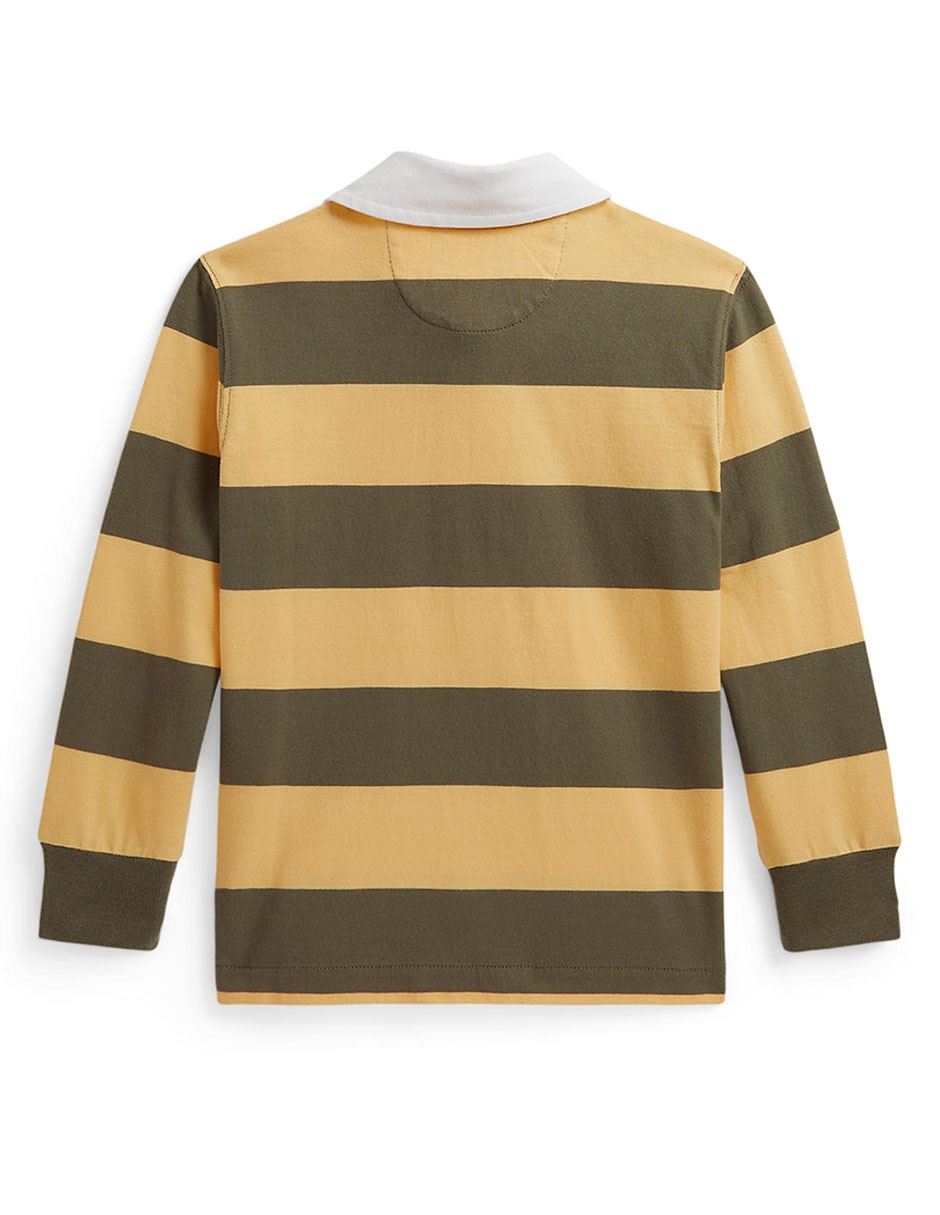 Playera tipo polo de algodón para niño 2