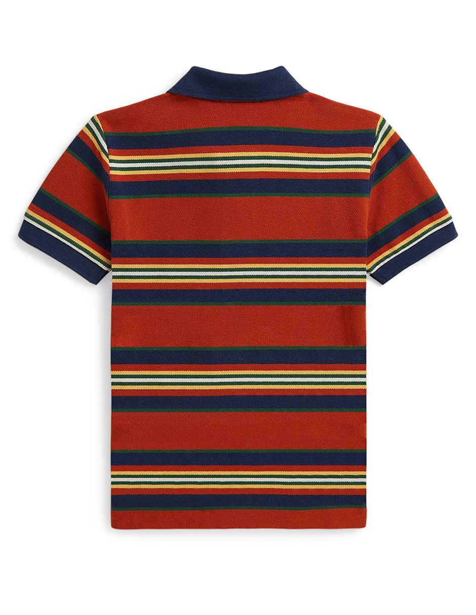 Playera tipo polo de algodón para niño 2