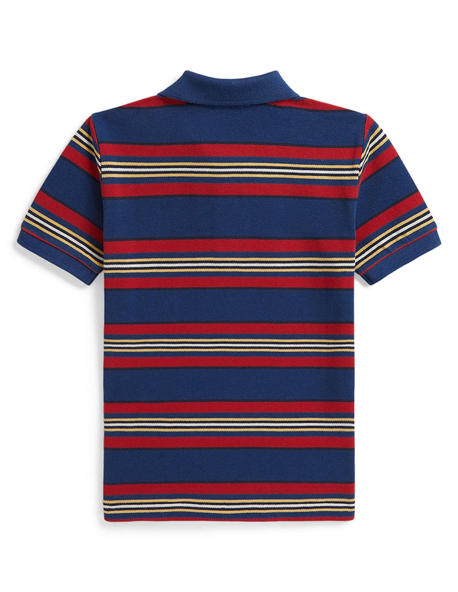 Playera tipo polo de algodón para niño 2