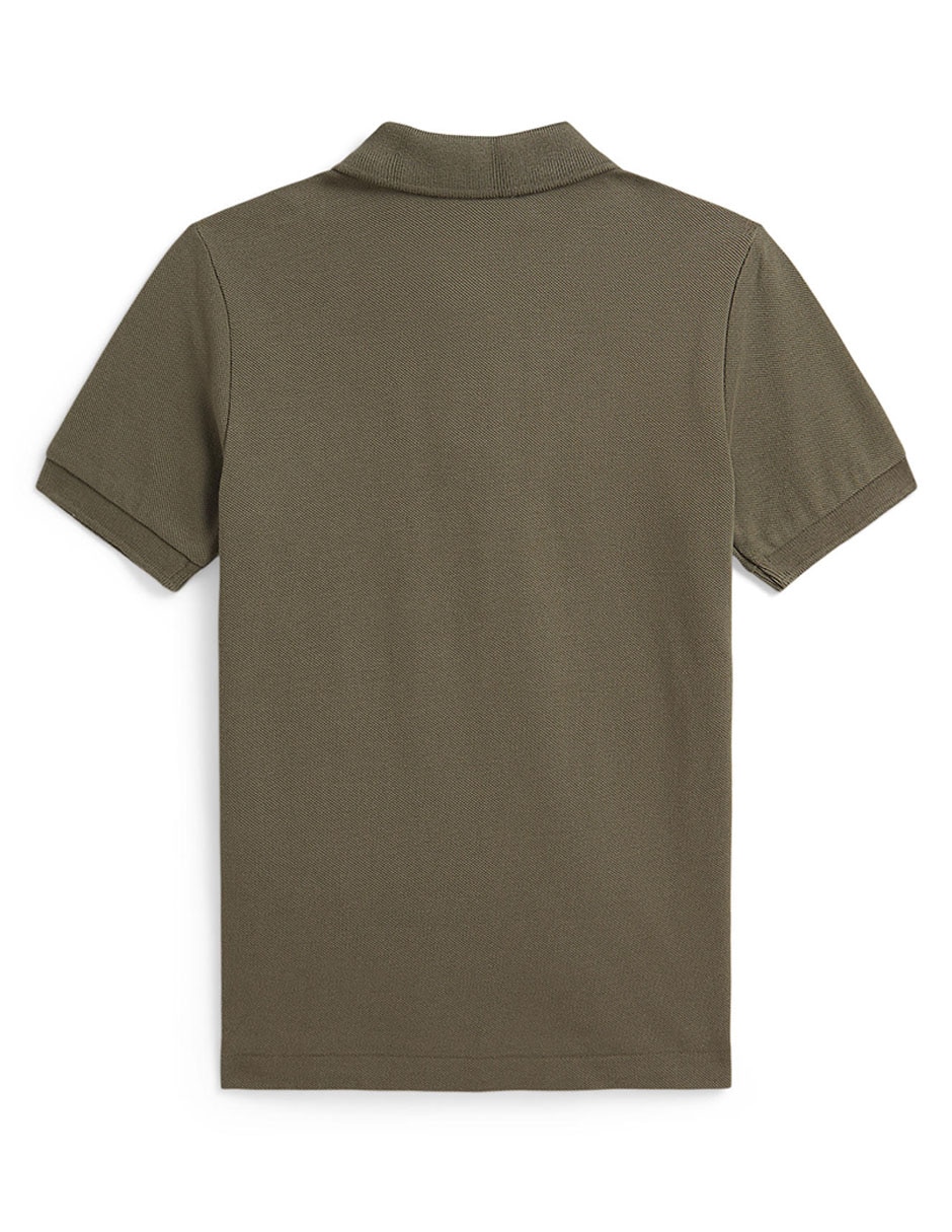 Playera tipo polo de algodón para niño 3