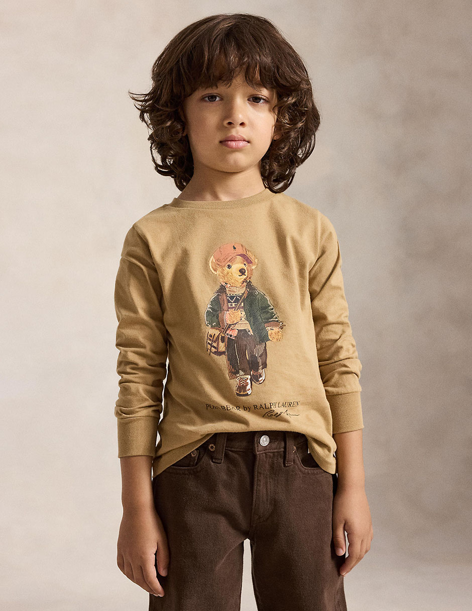 Playera manga larga para niño Playera manga larga para niño