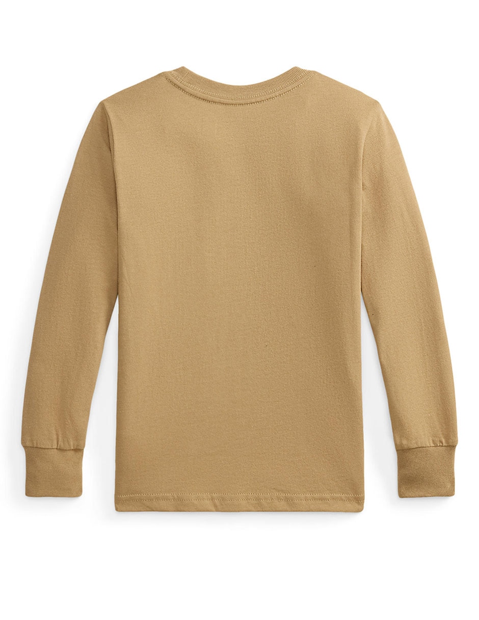 Playera polo manga larga para niño 8