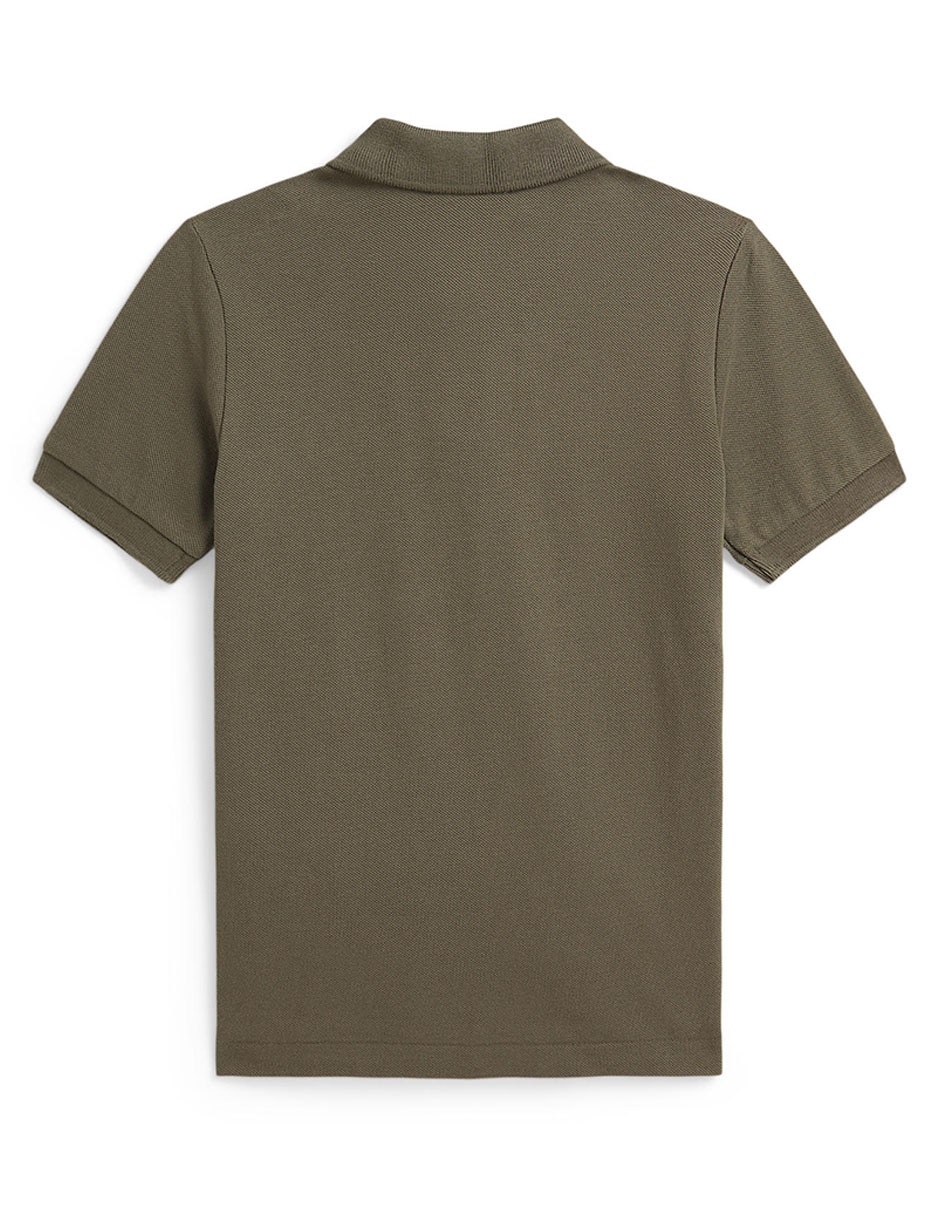 Playera tipo polo de algodón para niño 2